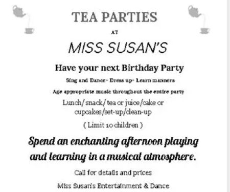 Miss Susan's Entertainment & Dance