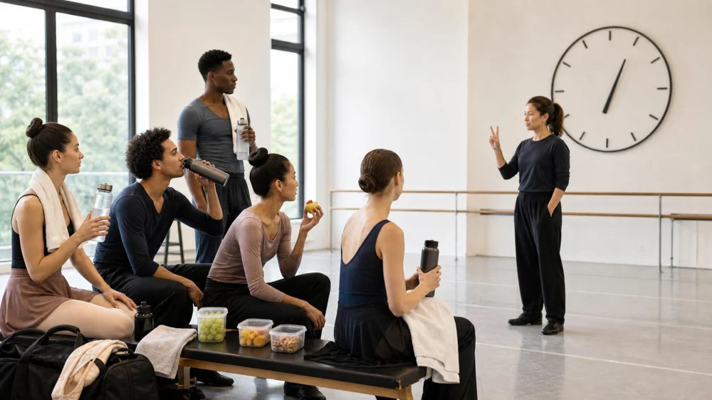 Dance Rehearsal Break Plan: Water, Snacks, and Return Cues