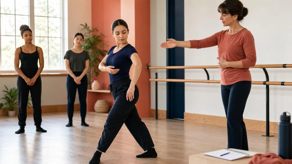 Dance Class Corrections: Capture the Cue and Apply One Change