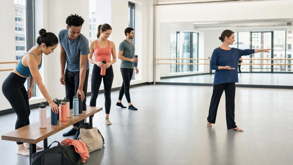 Dance Class Water Breaks: Keep Bottles, Floors, and Timing Under Control