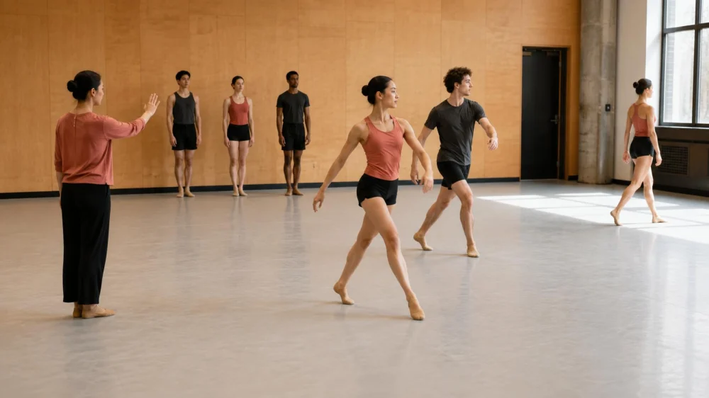 Dance Across-the-Floor Drills: Queue, Spacing, and Exit