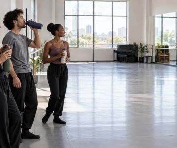 Dance Class Water Break: Bottle, Path, and Reentry