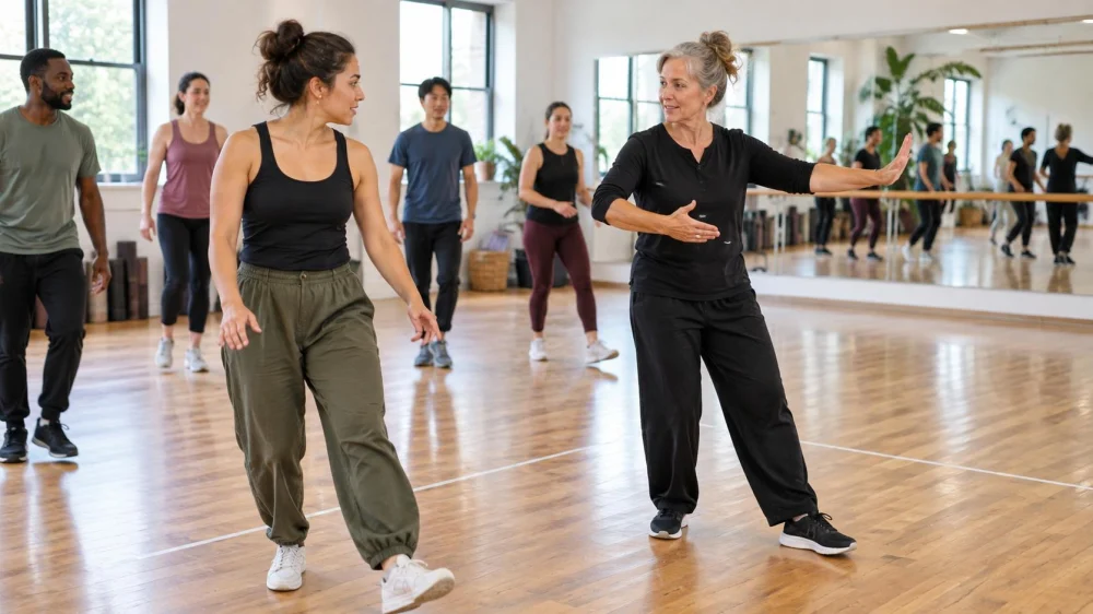 Dance Class Shared-Space Signals: Direction, Pause, and Passing