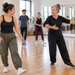 Dance Class Shared-Space Signals: Direction, Pause, and Passing