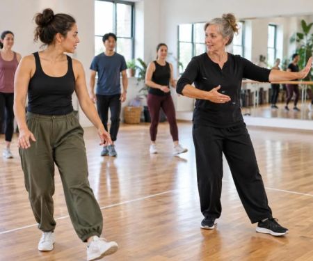 Dance Class Shared-Space Signals: Direction, Pause, and Passing