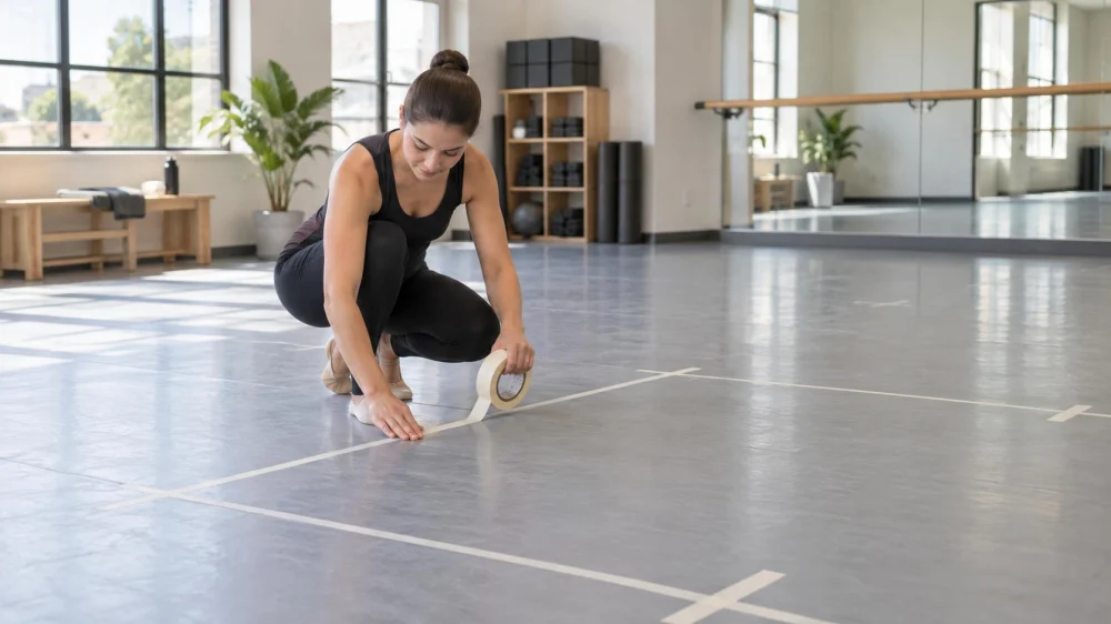 Dance Floor Marking: Tape, Spacing, and Removal